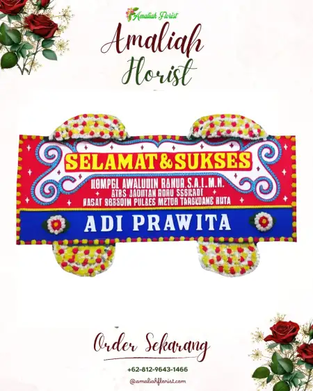 Papan Bunga Ucapan Selamat Kudumulya